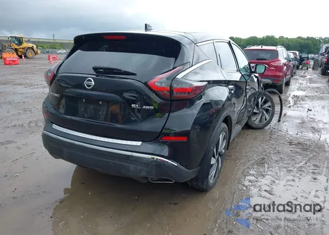 2022 Nissan Murano Sl Intelligent Awd из США, поврежденный, VIN 5N1AZ2CS2NC111119